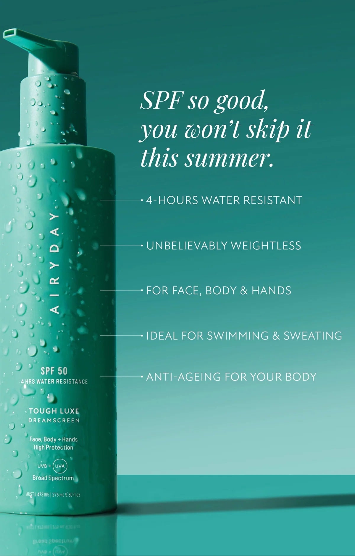 Airyday Tough Luxe SPF 50+